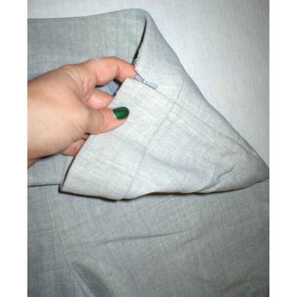 Womens Worth New York NWT $428 14 Dove Doubleface Jac Pant Wool Light Gray Work - Picture 4 of 6